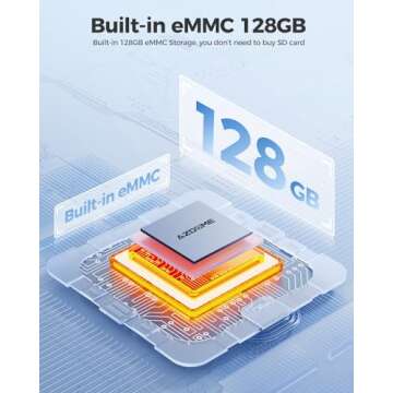 AZDOME M560 4K Dash Cam with Triple Camera System