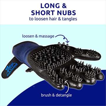 Pat Your Pet Grooming Gloves for Easy Hair Removal