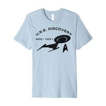 Star Trek Discovery NCC-1031 Collegiate Premium T-Shirt to Celebrate Your Fandom