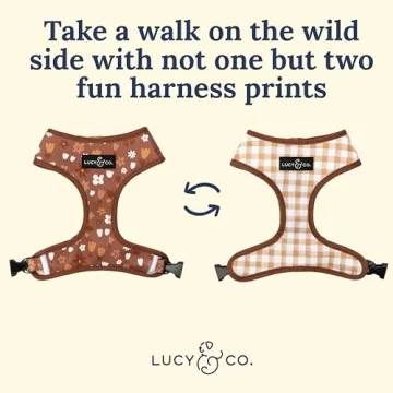 Stylish Reversible Dog Harness for All Breeds | Lucy & Co.