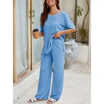 Tankaneo Women’s Stylish Lounge Set for Casual Travel