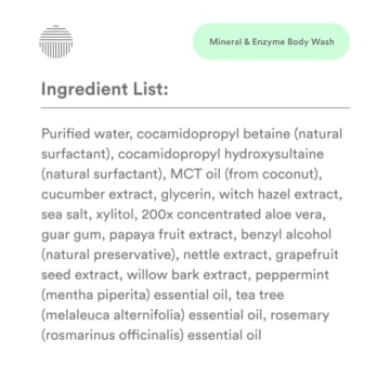 Hydrating Dermazen Natural Mineral Body Wash Experience