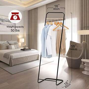 JEFEE Garment Rack - Compact & Heavy Duty Storage Solution