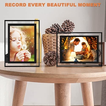 IZIDDO Black Photo Frame Set - 5x7 for Tabletop