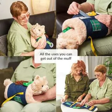 Fidget Muff & Blanket for Alzheimer's or Dementia Relief