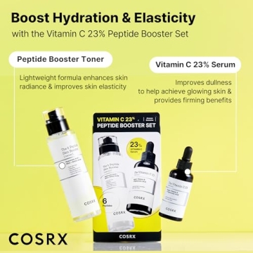 COSRX Vitamin C 23% Peptide Booster Set - Amazon Exclusive - Korean Skin Care, Gift Sets, Stocking Stuffers for Women, Vitamin C Serum, Face Serum