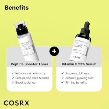 COSRX Vitamin C 23% Peptide Booster Set - Amazon Exclusive - Korean Skin Care, Gift Sets, Stocking Stuffers for Women, Vitamin C Serum, Face Serum