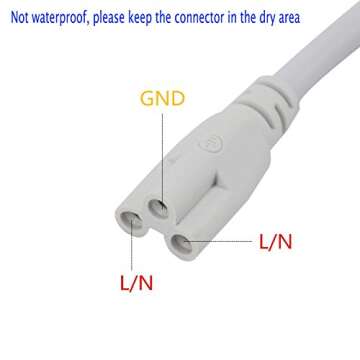SinLoon T5 T8 UL-LP Certified LED Connecting Wire for Lights