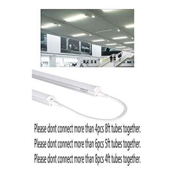 SinLoon T5 T8 UL-LP Certified LED Connecting Wire for Lights