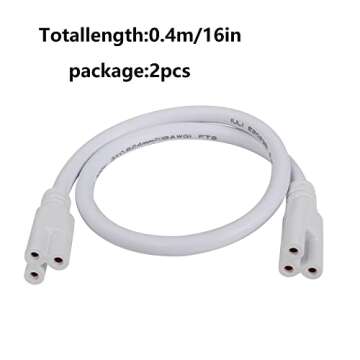 SinLoon T5 T8 UL-LP Certified LED Connecting Wire for Lights