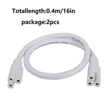 SinLoon T5 T8 UL-LP Certified LED Connecting Wire for Lights