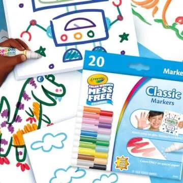Crayola Color Wonder Mess-Free Markers for Toddlers