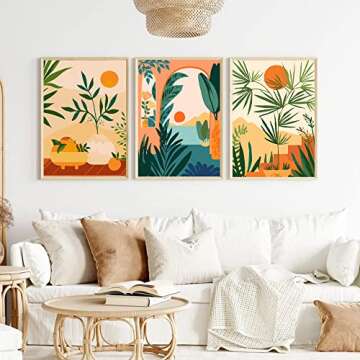 cupmod 6 Packs Paint by Number Kits for Adults Beginners,Easy Acrylic Boho Paint by Number,DIY Water...