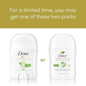 Dove Advanced Care Antiperspirant Deodorant Stick Cool Essentials for helping your skin barrier repair after shaving 72 hour odor control and all-day sweat protection with ProCeramide Technology 0.5oz