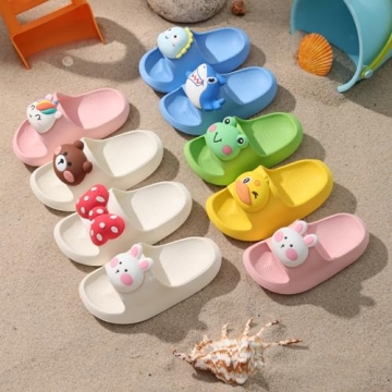 Drecage Bunny Toddler Slides for Comfort and Fun