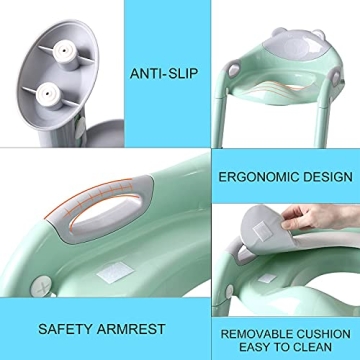 Fedicelly Potty Training Toilet Seat with Step Stool