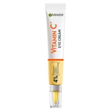 Garnier Eye Cream, With 4% Vitamin C, Brightening Eye Treatment For Dark Circles, Prevents Under Eye...
