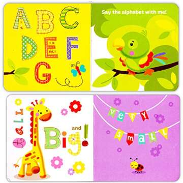 Fisher-Price "My First Books Set of 4 Baby Toddler Board Books (ABC Book, Colors Book, Numbers Book,...