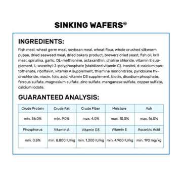 Hikari Tropical Sinking Wafers for Healthy Fish Diet 3.88 oz