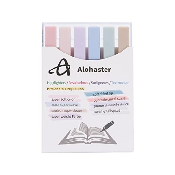 Alohaster Pastel Highlighters for Stylish Note Taking