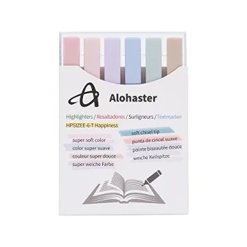 Alohaster Pastel Highlighters for Stylish Note Taking