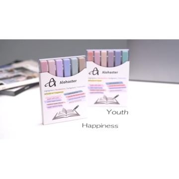 Alohaster Pastel Highlighters for Stylish Note Taking