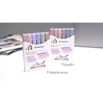 Alohaster Pastel Highlighters for Stylish Note Taking