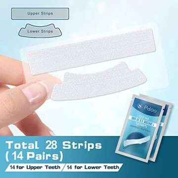 Teeth Whitening Strip - Whitening Strips for Teeth Sensitive Teeth, Professional Teeth Whitening Str...