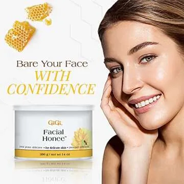 Gentle GiGi Facial Honee Wax for Radiant Skin, 14 oz