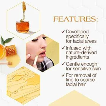 Gentle GiGi Facial Honee Wax for Radiant Skin, 14 oz