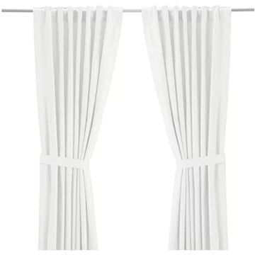 IKEA Ritva White Curtain Set Perfect for Any Room