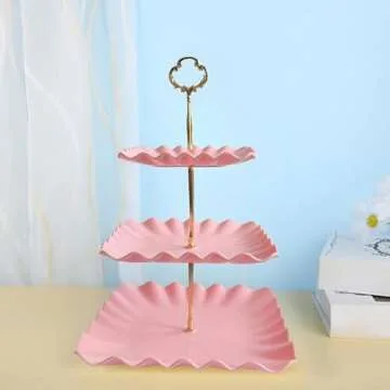 Elegant RAUVOLFIA 3 Tier Cupcake Stand for Any Occasion