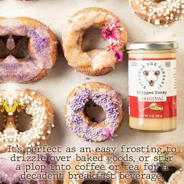 Savannah Bee Company Whipped Honey - All Natural Spreadable Honey