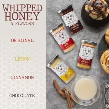 Savannah Bee Company Whipped Honey - All Natural Spreadable Honey