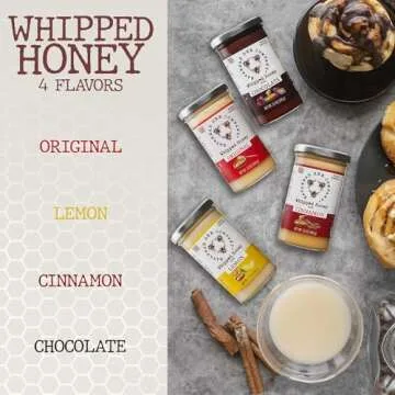 Savannah Bee Company Whipped Honey - All Natural Spreadable Honey