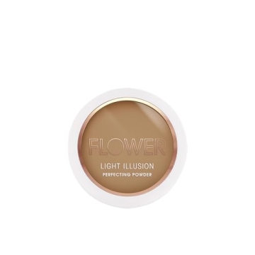 FLOWER Beauty Light Illusion Powder - Medium Coverage, Natural Glow & Flawless Finish