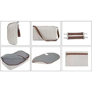 SoHo Grand Central Station Diaper Bag Set for Parents