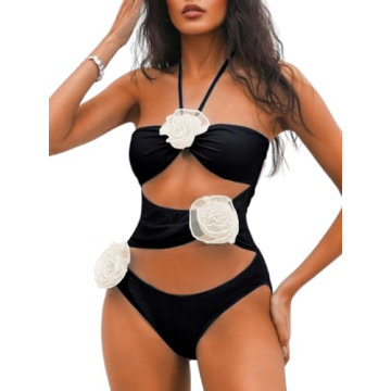 ChiaoLezhee One Piece Swimsuit Bikinis Sexy Beach Miami Outfits Mexico Thong Vacation Cruise Going O...