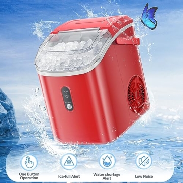 Nugget Countertop Ice Maker Soft Chewable Ice 34lbs24H