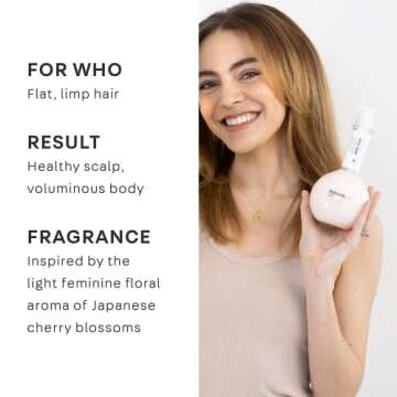 NATURELAB. TOKYO Perfect Volume Conditioner: Lightweight Hair Conditioner, Build Lift, and Body to F...