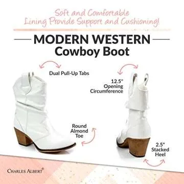 Charles Albert Cowboy Boots for Women - Stylish & Comfy