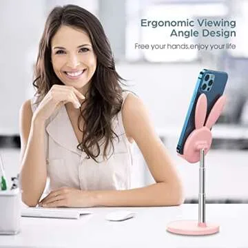 Buy nediea Adjustable Bunny Phone Stand for All Devices