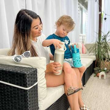 Zak Designs 32oz Eco-Friendly Water Bottle for All Uses