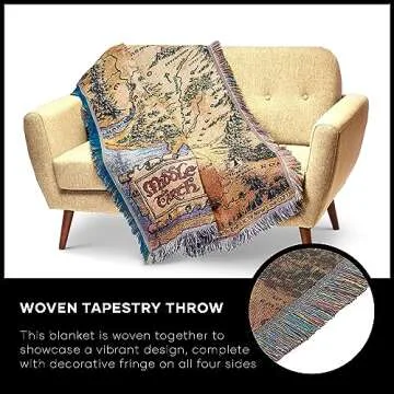 Lord of The Rings Tapestry Throw Blanket - Cozy Style