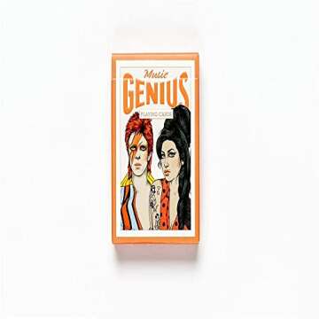 Laurence King Genius Music Playing Cards for Music Lovers