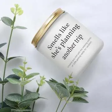 Travel Gifts for Women, Travel Gift, Best Gifts for People Who Travel, Traveling Gifts, Vacation Gifts, Birthday Gifts for for Travelers Women, Travel Agent, Girls Trip Gifts, Creative Travel Candle