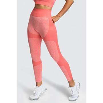 M MOYOOGA Seamless Legging for Women High Waist Tummy Control Workout Gym Sport Active Yoga Fitness ...