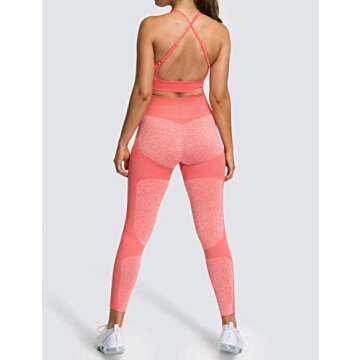 M MOYOOGA Women's Seamless Leggings - High Waist Tummy Control