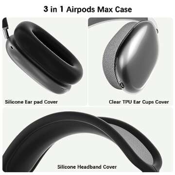 Experience Superior Protection with AIRSPO Silicone Case for AirPods Max