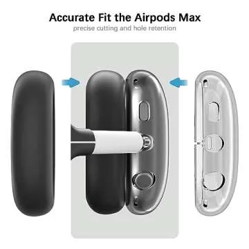 AIRSPO Silicone Case for AirPods Max - Protective Cover